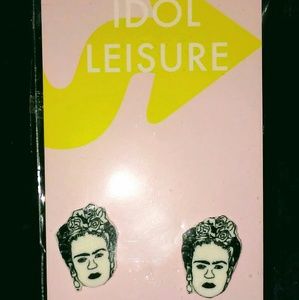 NEW FRIDA KAHLO EARRINGS. Collectors' item.